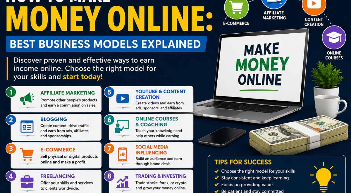How to Make Money Online: Best Business Models Explained