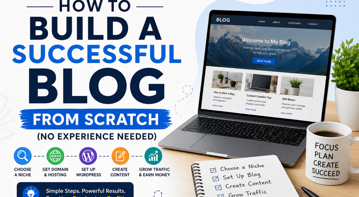 How to Build a Successful Blog from Scratch (No Experience Needed)